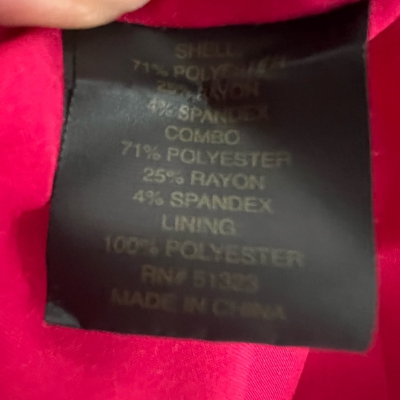 Cynthia Steffe Pink Cap Sleeve Tailored Mini Dress Size 4 - Picture 3 of 5